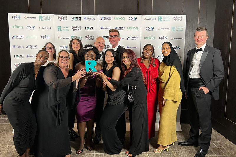 HR team winners of the award